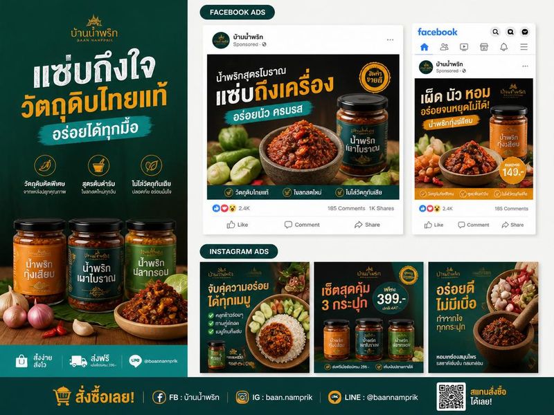 Social Media Ads: บ้านน้ำพริก