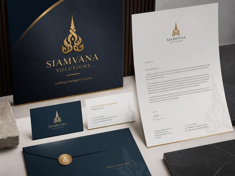 Brand Identity: Siamvana Solutions